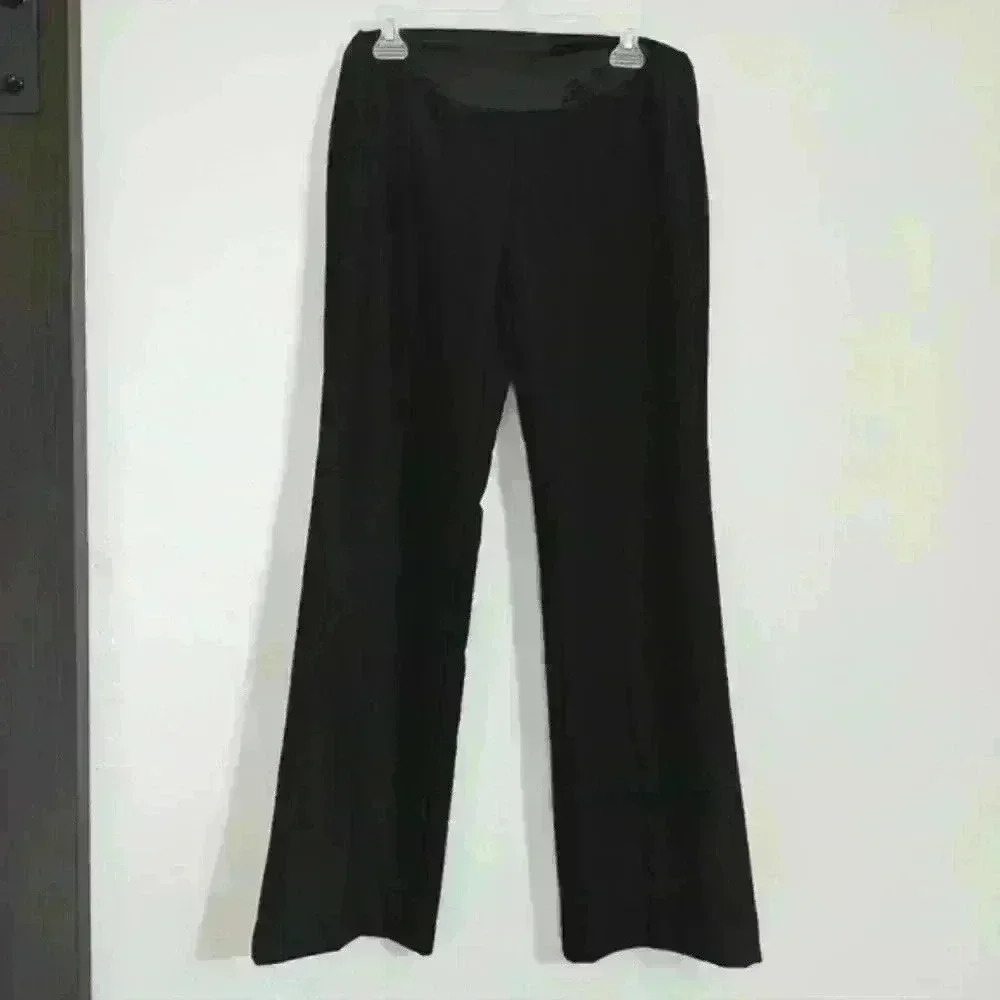 LOFT | Black Maternity Stretchy Straight Leg Pants Size 2 and 18